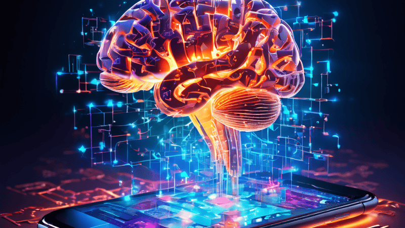 조각난 퍼즐 조각으로 분리된 인간의 뇌와 각 조각 속 무한히 스크롤되는 빛나는 스마트폰 화면이 디지털 시대의 집중력 분산과 정보 과부하를 상징적으로 표현한 이미지입니다.